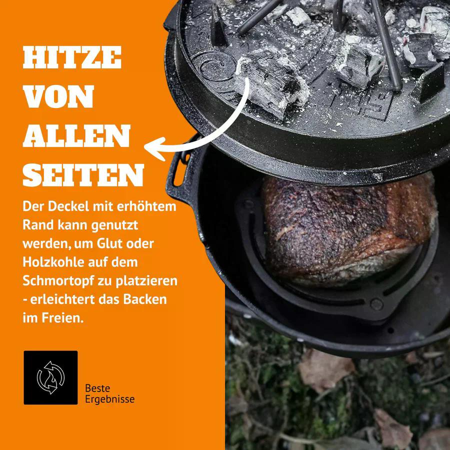 Petromax  Feuertopf FT 12 mit Füßen