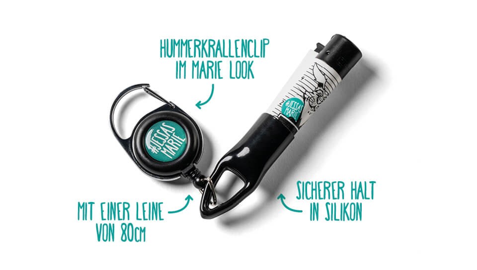 MARIE Clipper Feuerzeughalter (Lighter Lashes)