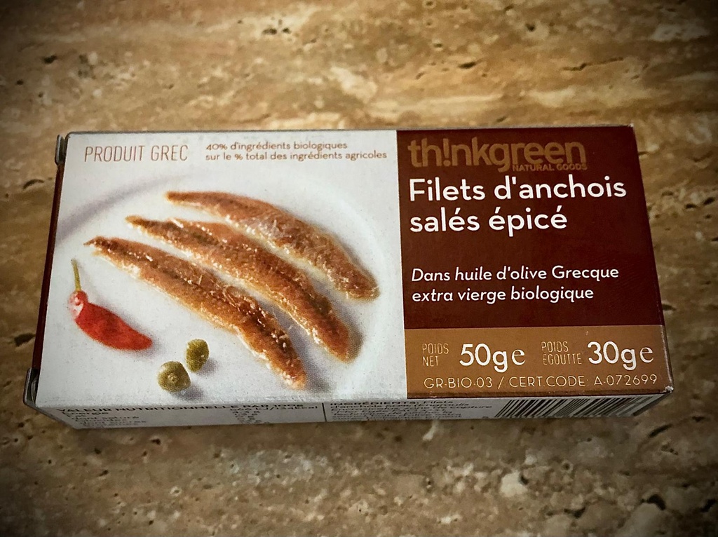 th!inkgreen - Filets d'anchois sales epice 50g