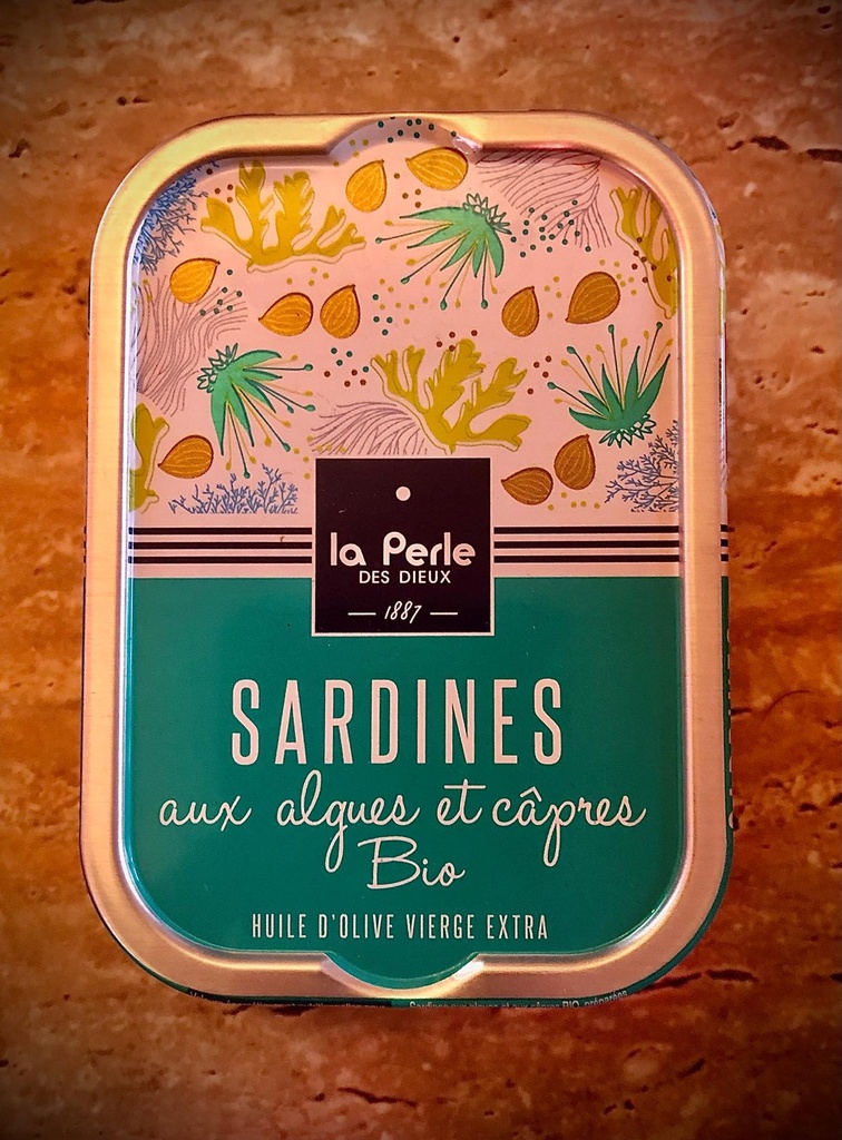 La Perle - Sardines aux algues et capres Bio