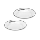 Petromax Emaille Teller weiss (18cm 2 ST)