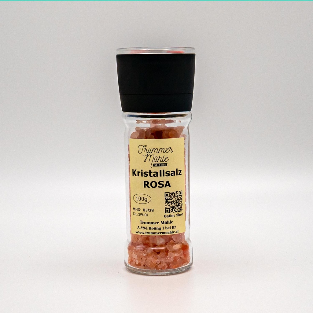 Gewürzmühle Kristallsalz ROSA 100g