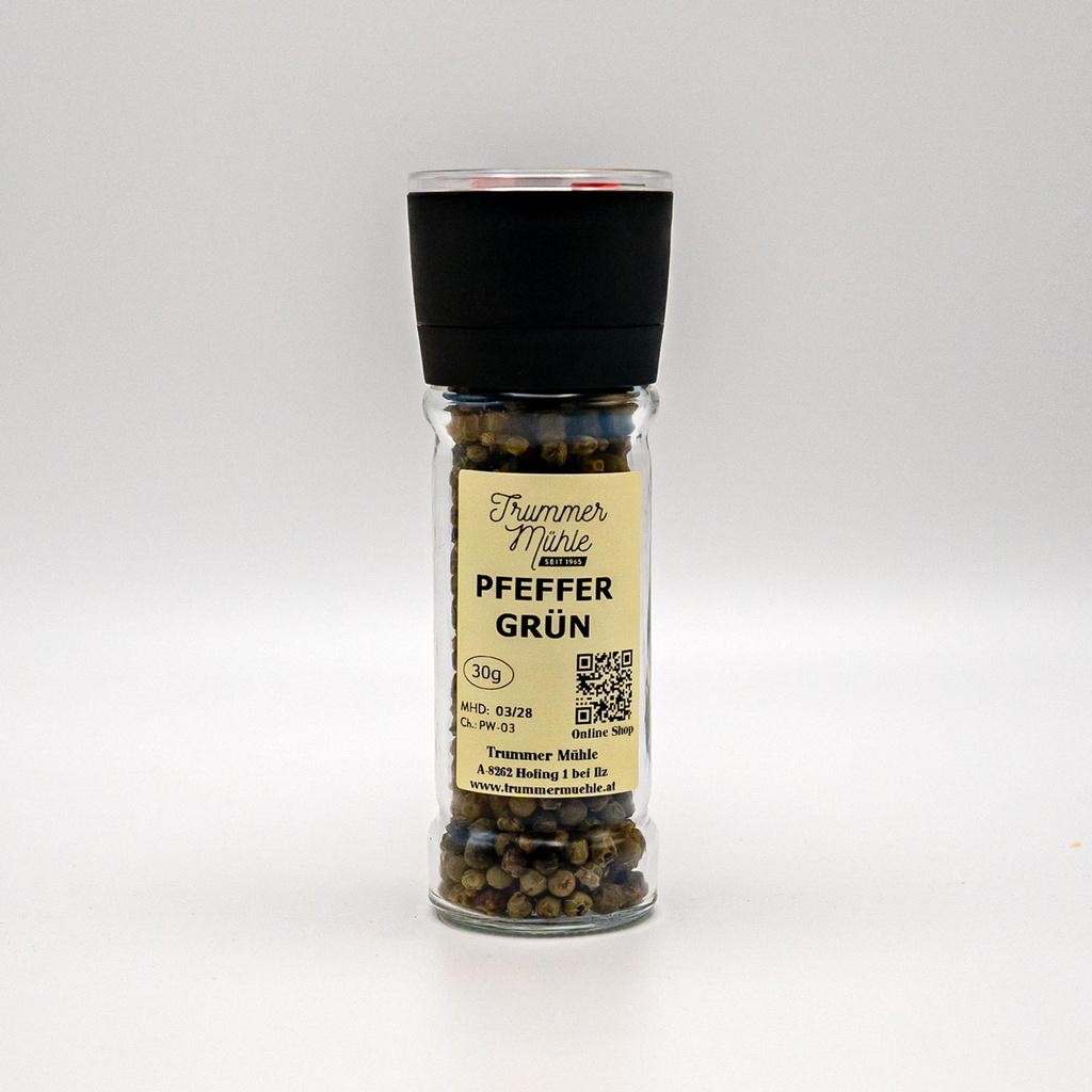 Gewürzmühle Pfeffer GRÜN 30g
