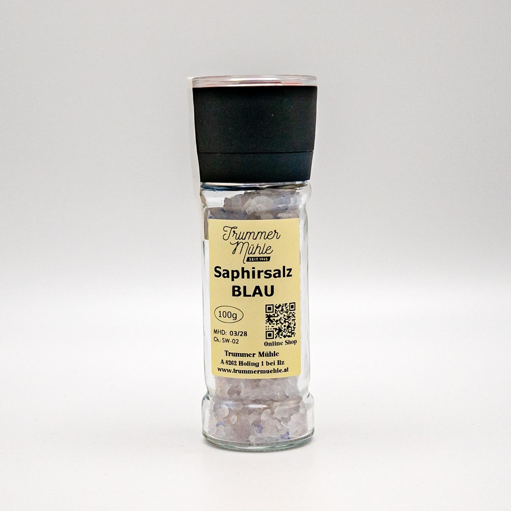 Gewürzmühle Saphirsalz BLAU 100g