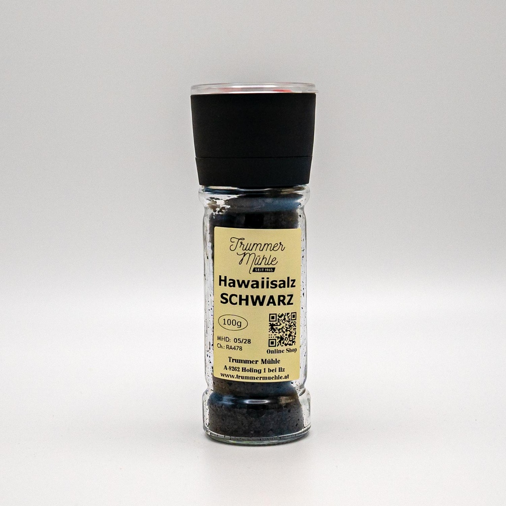 Gewürzmühle Hawaiisalz SCHWARZ 100g