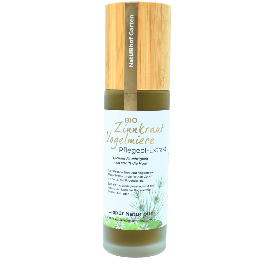 BIO Zinnkraut Vogelmiere Pflege Öl Extrakt 100ml