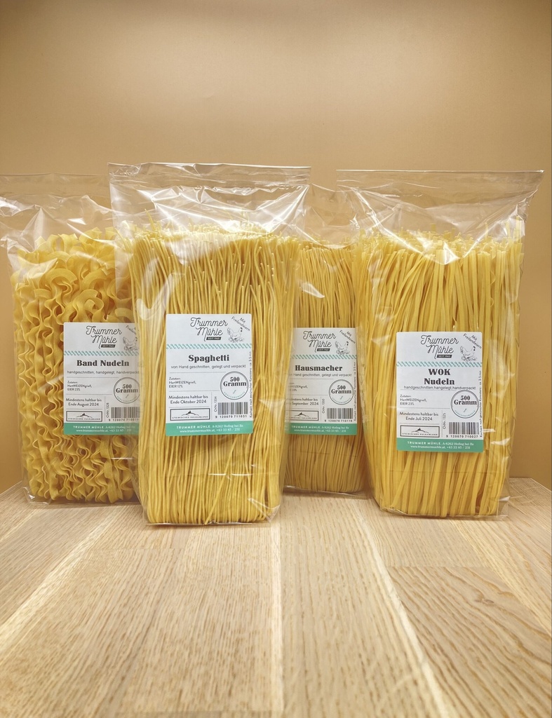 [1377] Nudel Probierpaket Lang (4x500g)