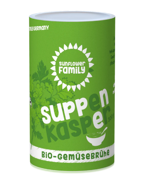 SunflowerFamily Suppenkasper Bio Gemüsebrühe 300g