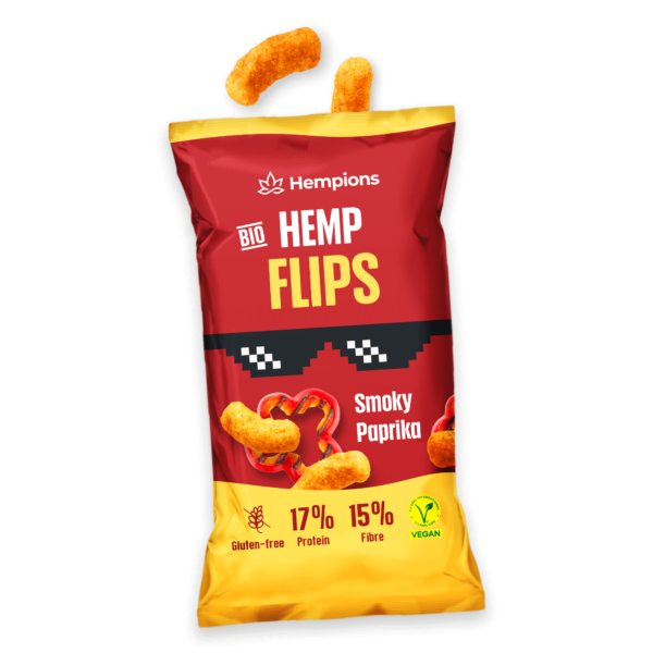 Bio Hemp Flips Smokey Paprika 70g