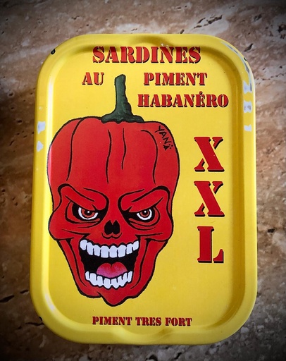 La Quiberonnaise - Sardines au piment Habanero 115g