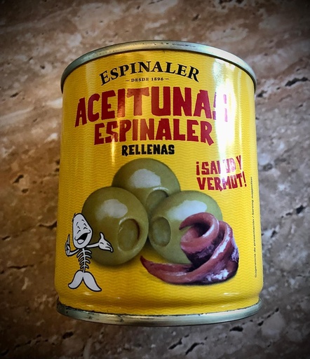 Espinaler - Grüne Oliven gefüllt mit Sardellencreme 200g