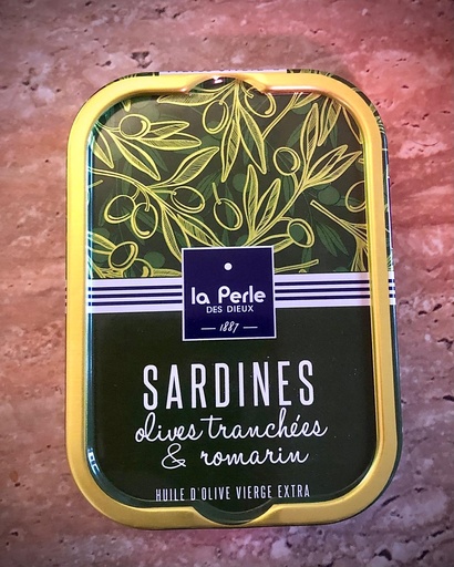 La Perle - Sardines Olives Tranchees & Romarin