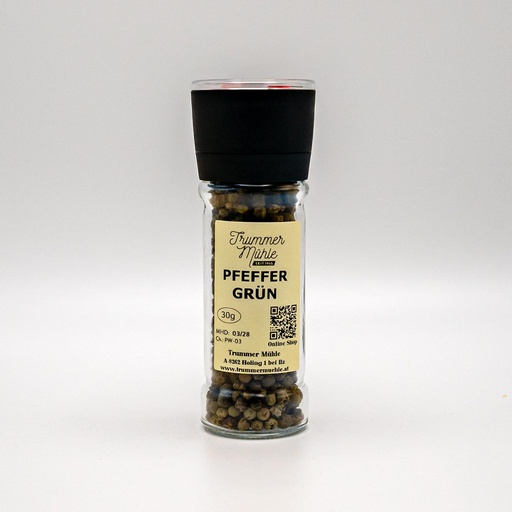 Gewürzmühle Pfeffer GRÜN 30g