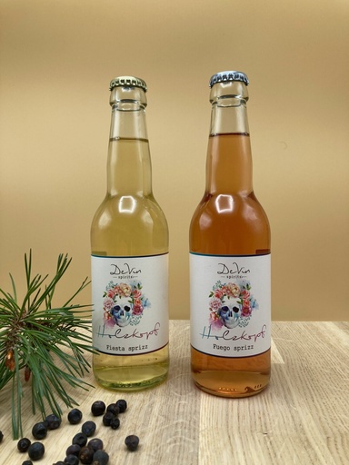 DeVin - Holzkopf 0,33l Fiesta ( weiß)