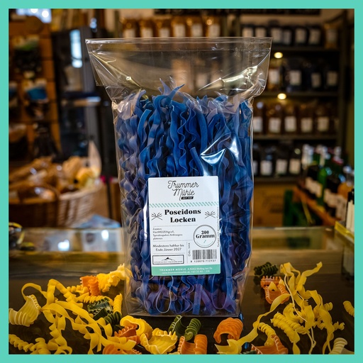 Spirulina Bandnudeln ( Poseidons Locken)  blau 300g